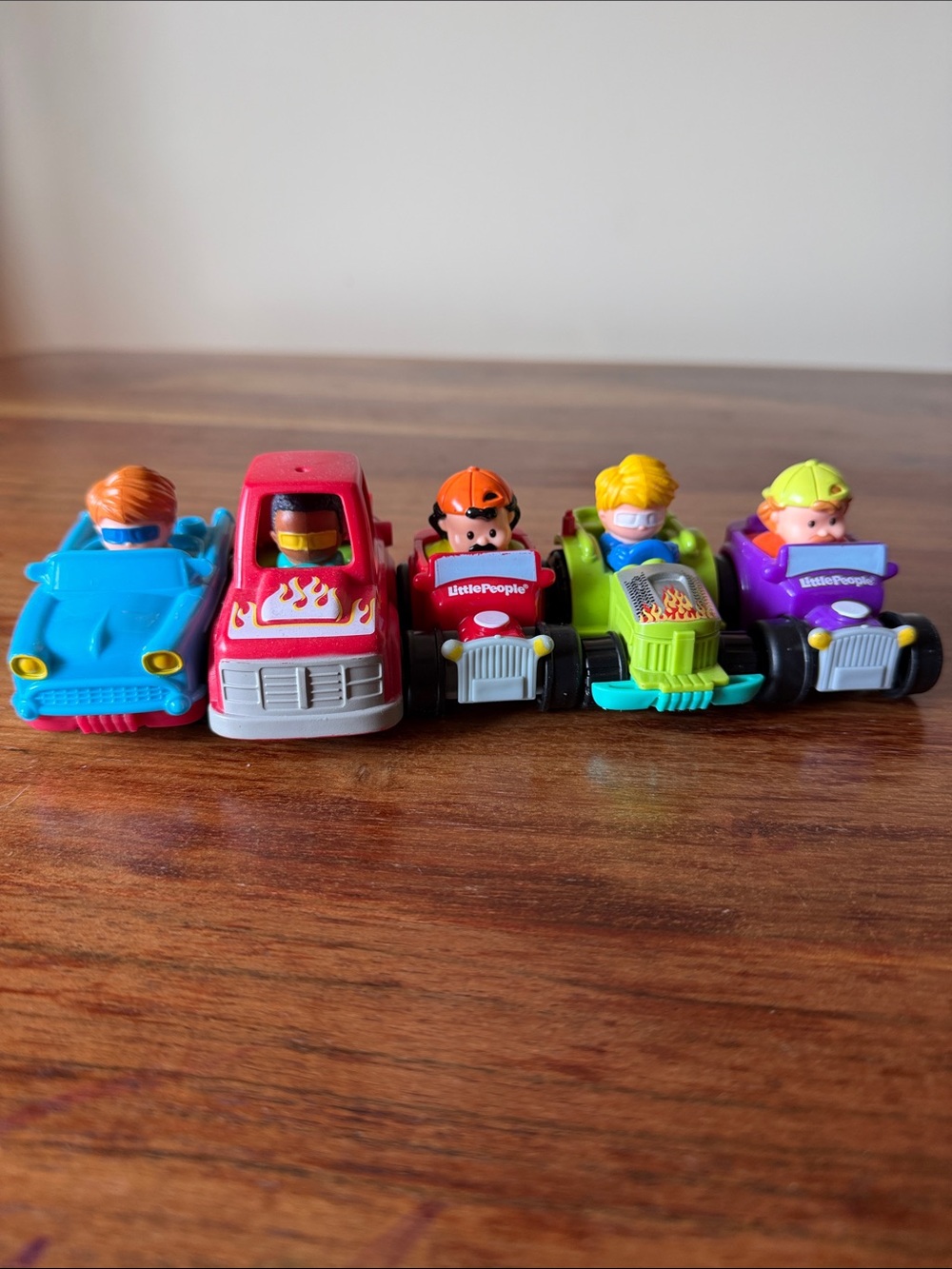 Little People Wheelies Bundle Racecars Hotrod 5